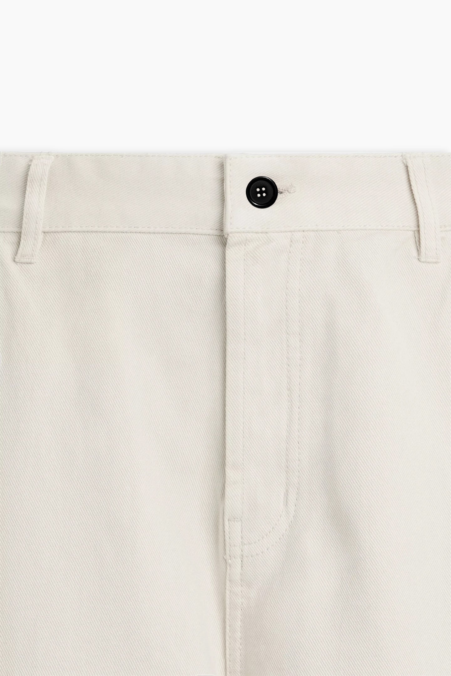 Beige Cargo Trousers