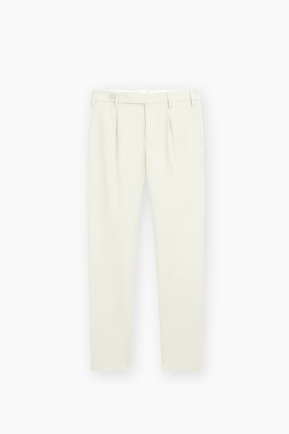 Belted Strap Straight Fit Trousers