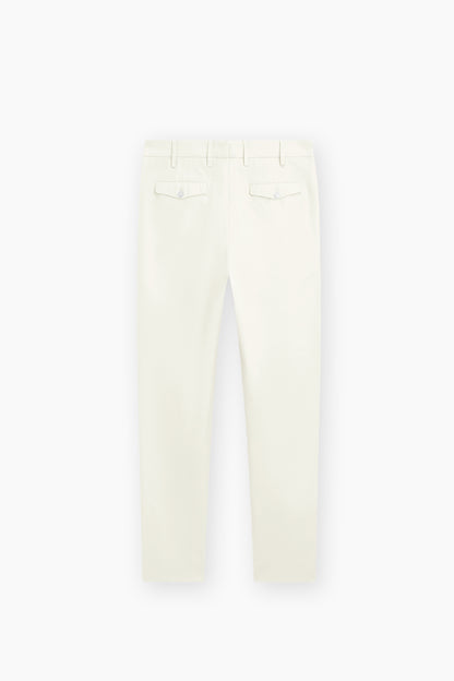 Belted Strap Straight Fit Trousers