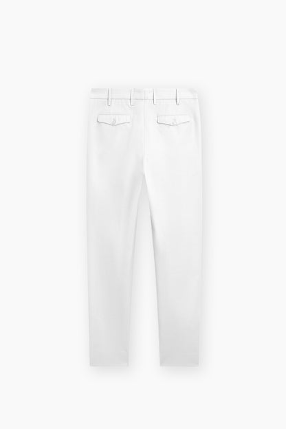 Belted Strap Straight Fit Trousers