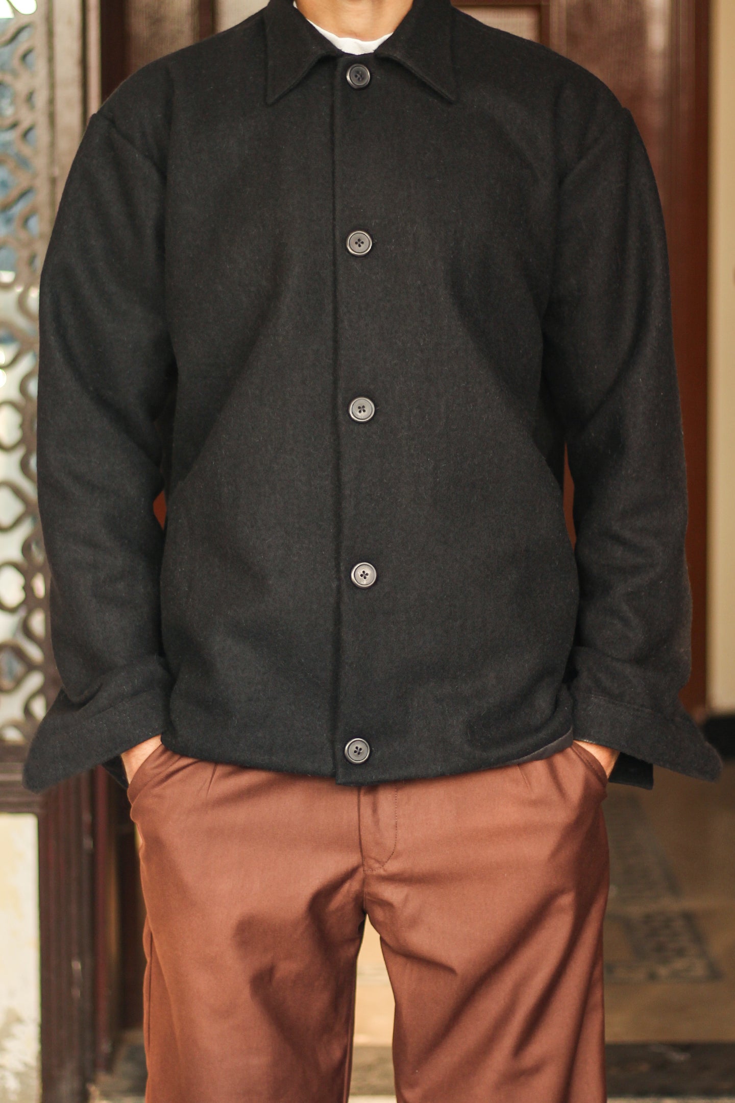 Black Wool Jacket