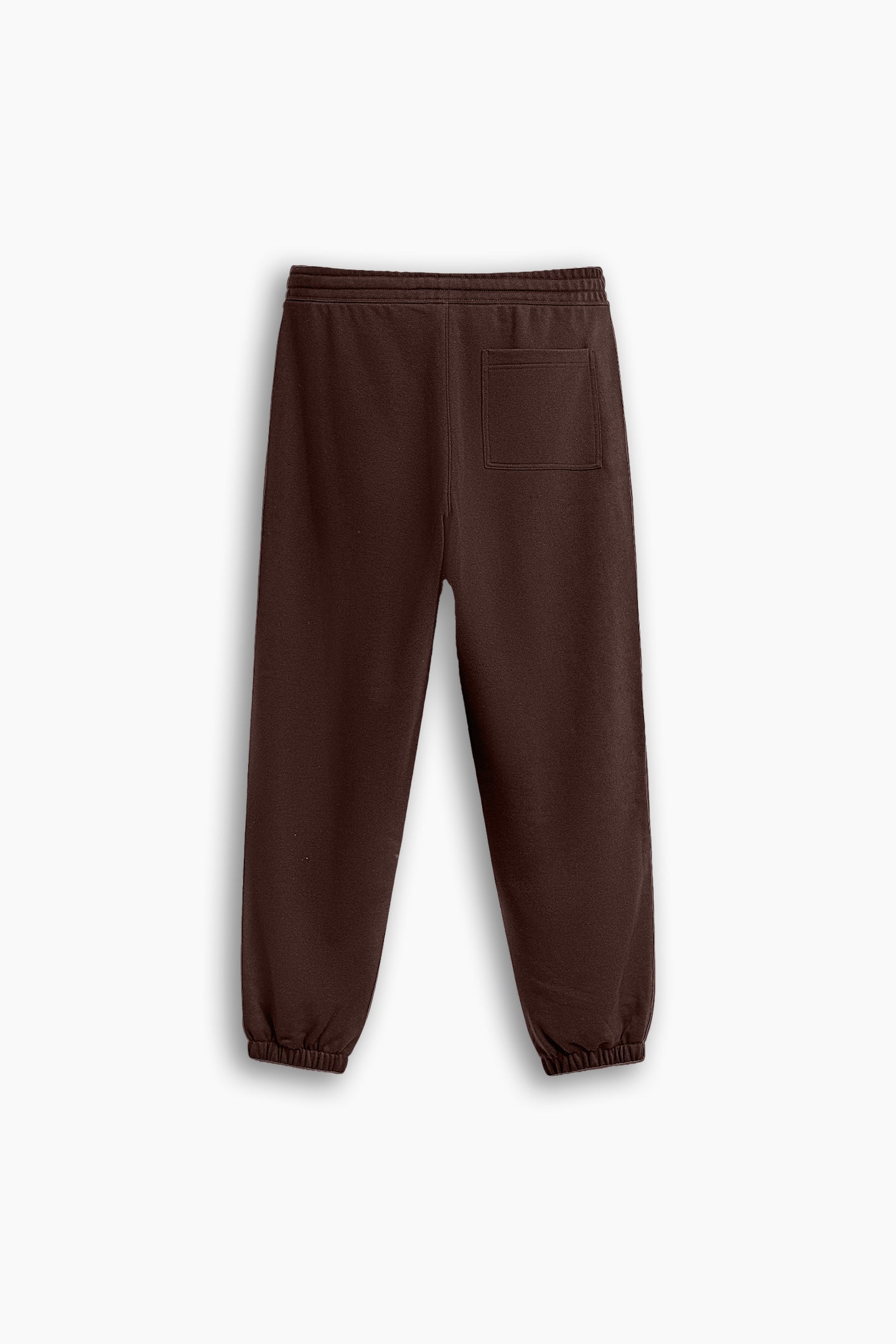 Brown Terry Loose Fit Trousers
