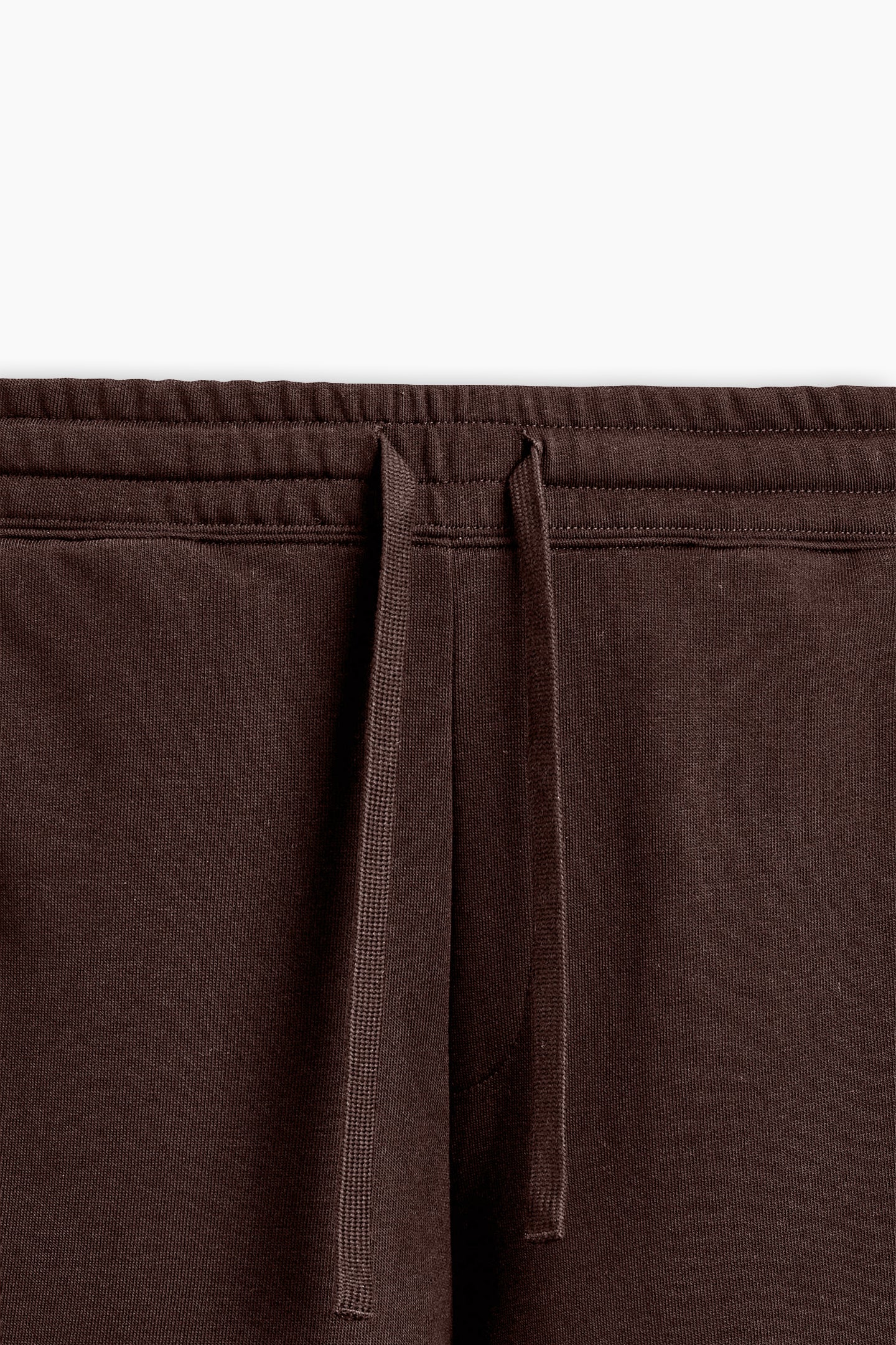Brown Terry Loose Fit Trousers
