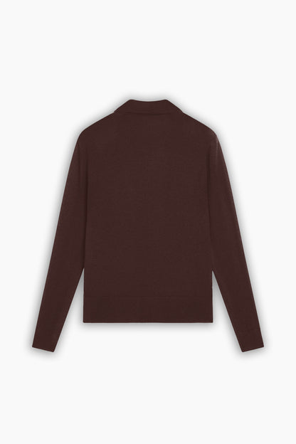 Brown Button Detailed Shirt