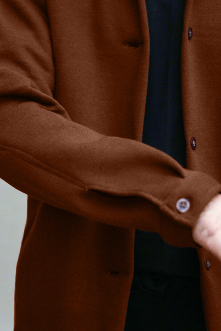Brown Buttoned Jacket