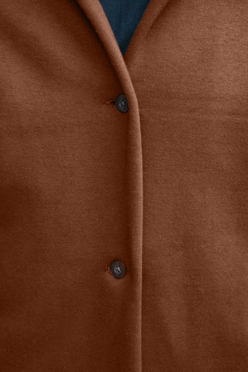 Brown Buttoned Jacket