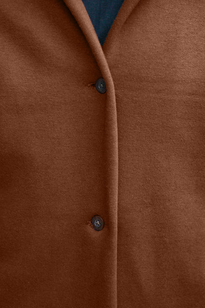 Brown Buttoned Jacket
