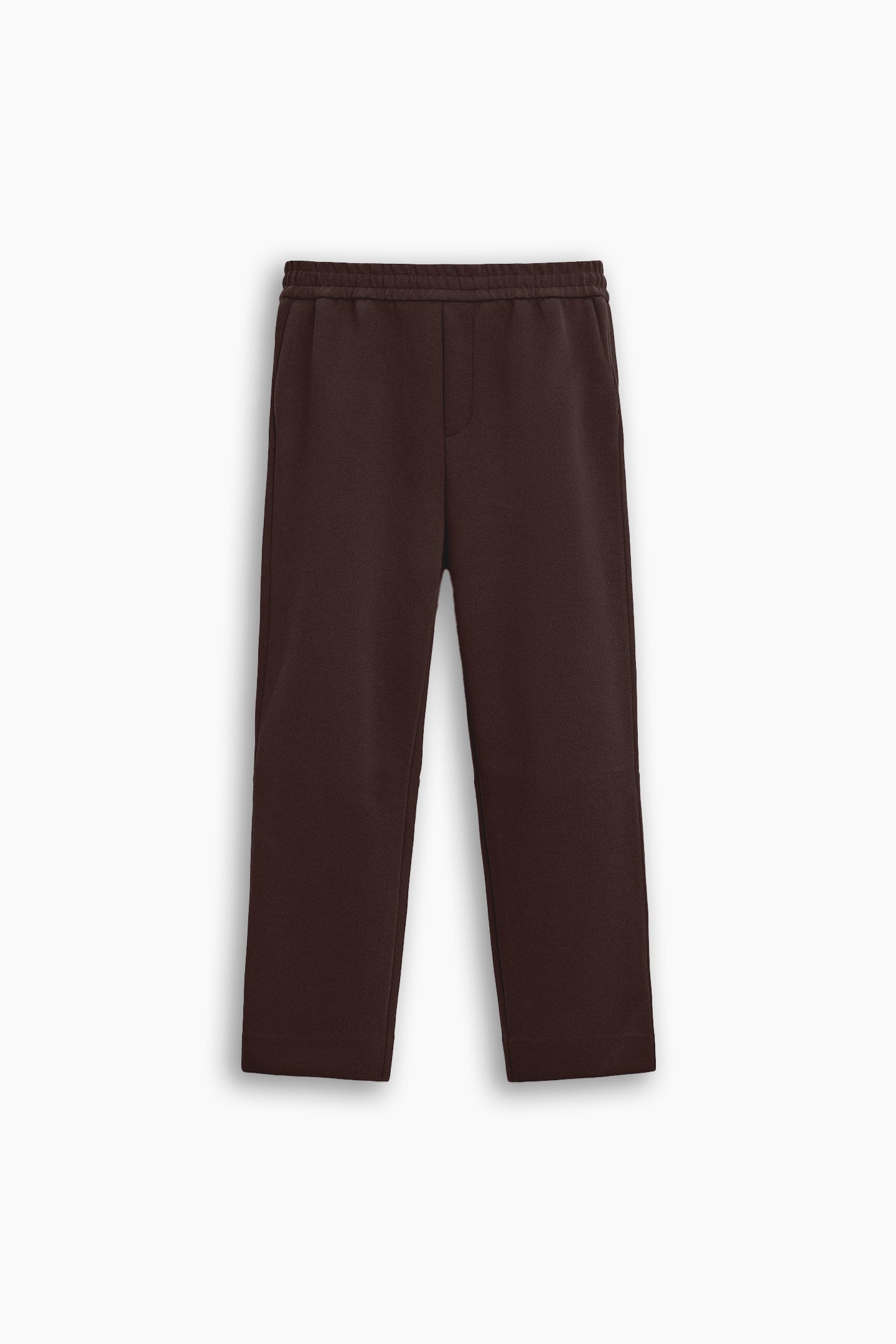 Brown Jogger Waist Trousers