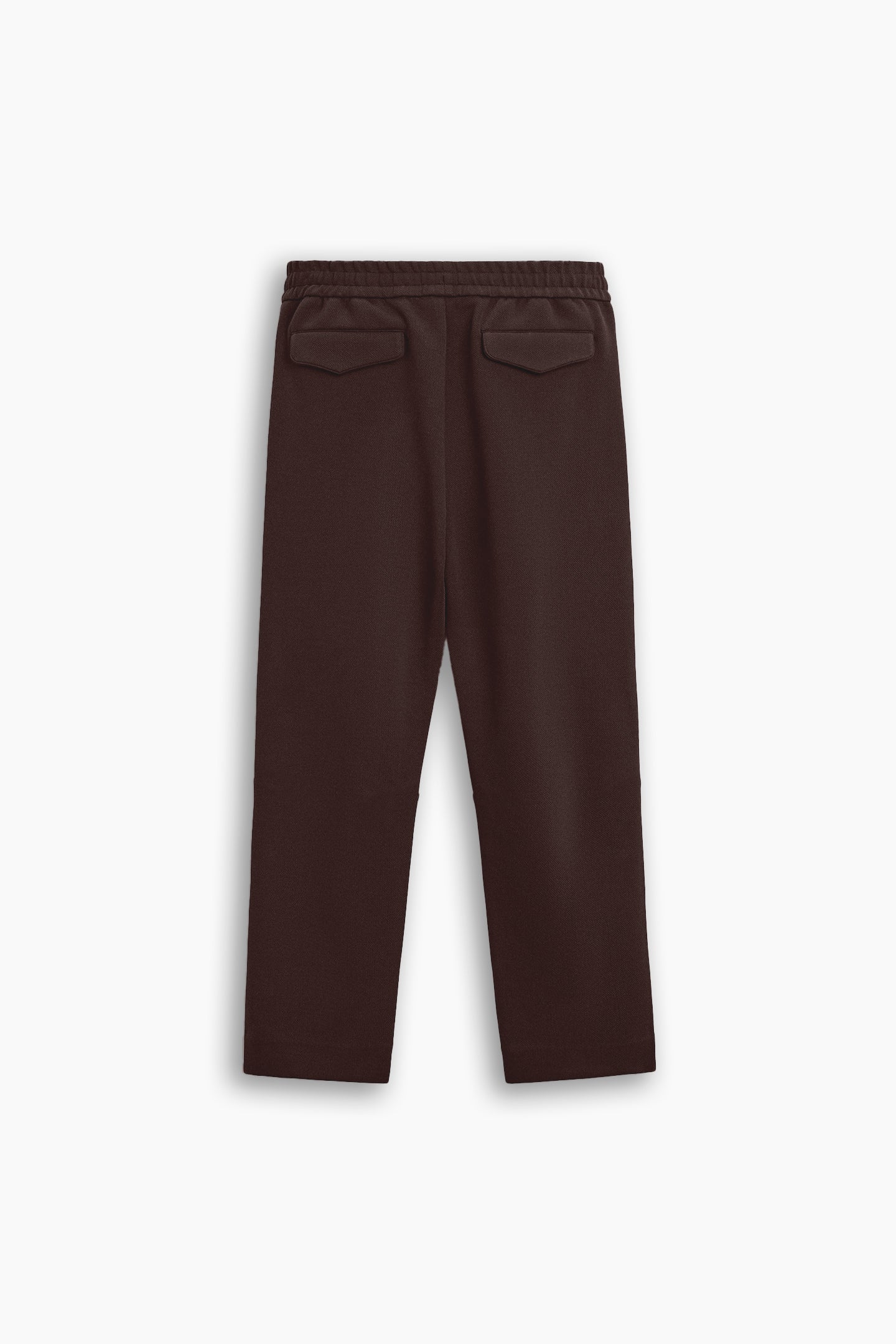 Brown Jogger Waist Trousers