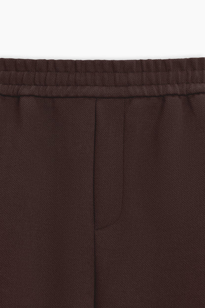 Brown Jogger Waist Trousers