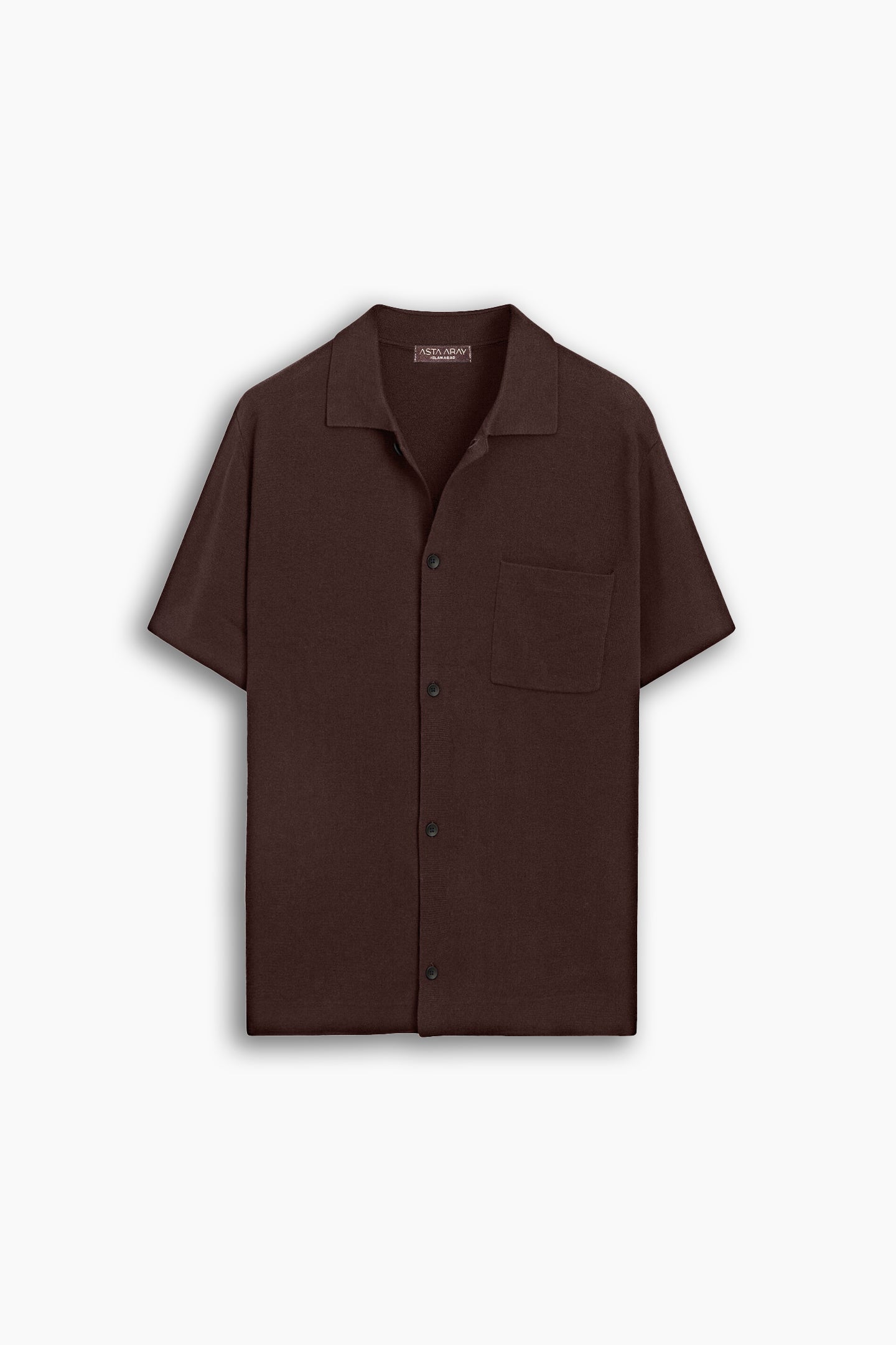 Brown cardigan shirt