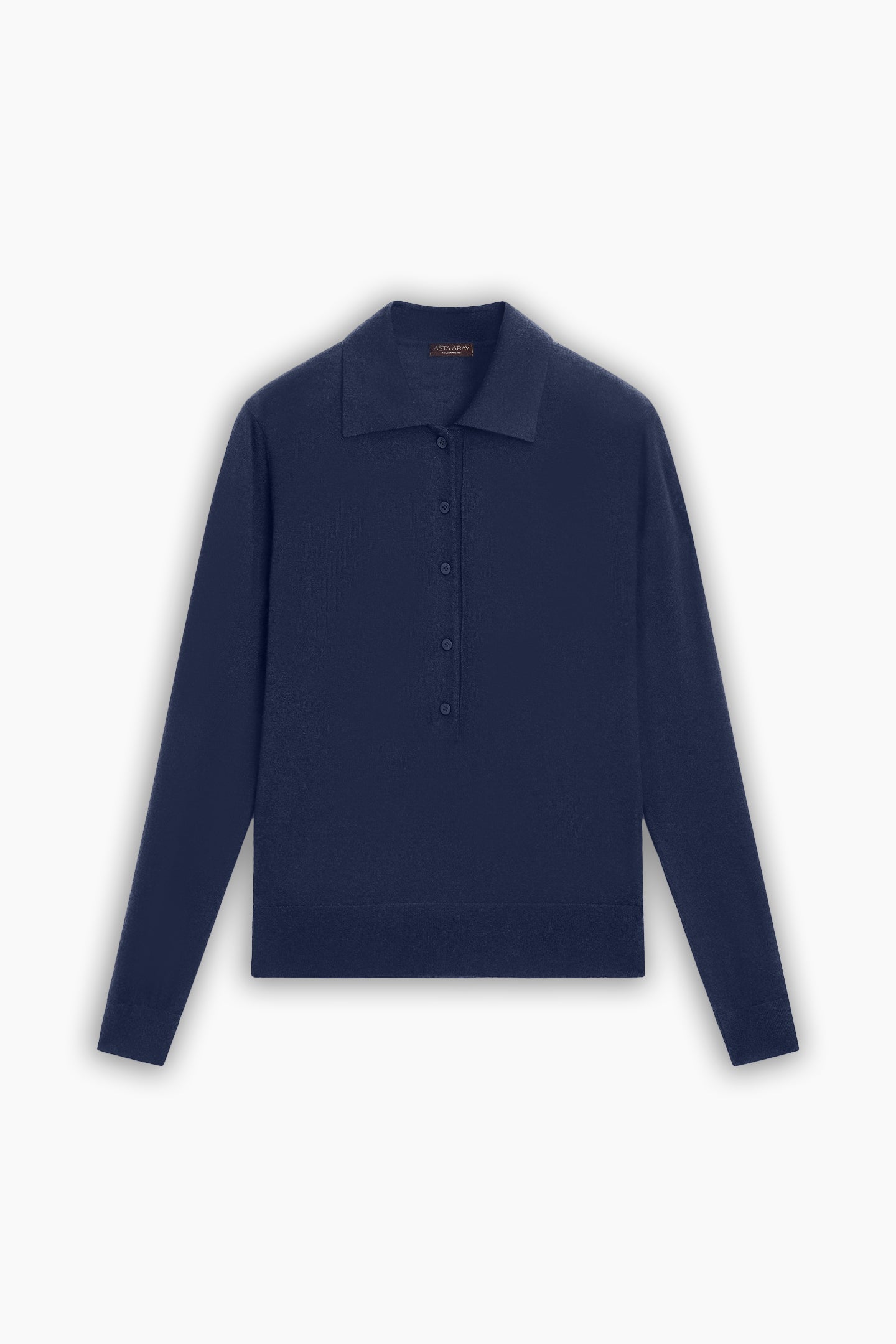 Navy Blue Button Detailed Shirt