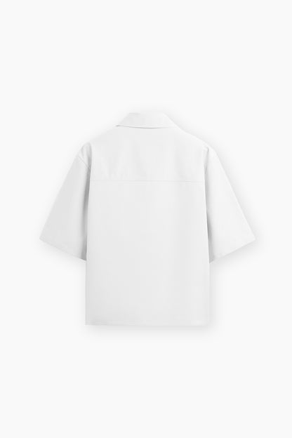 Cotton Blend Polo Shirt
