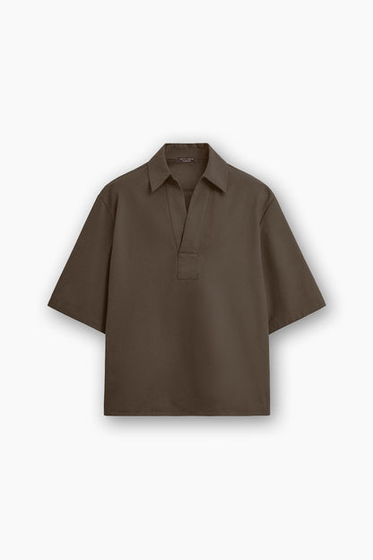 Cotton Blend Polo Shirt