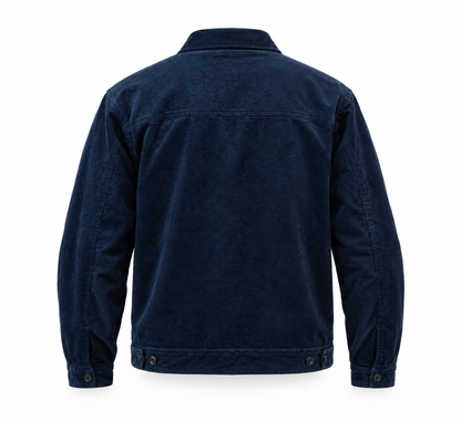 Navy Blue Corduroy Jacket