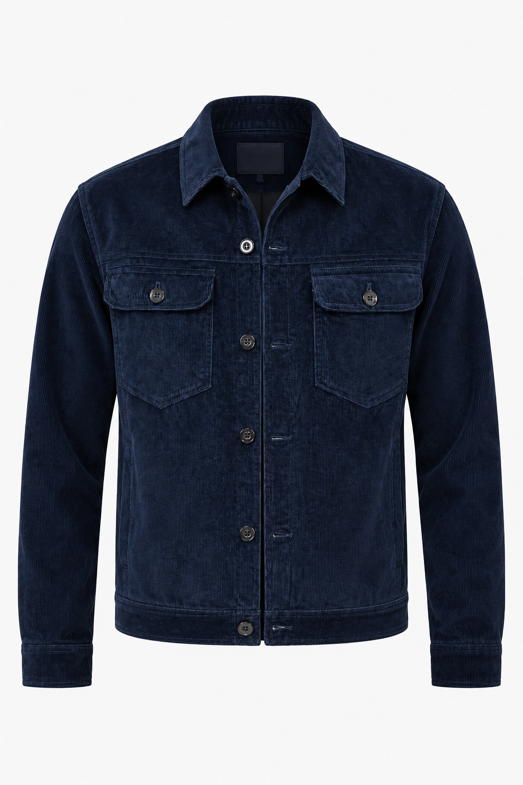 Navy Blue Corduroy Jacket