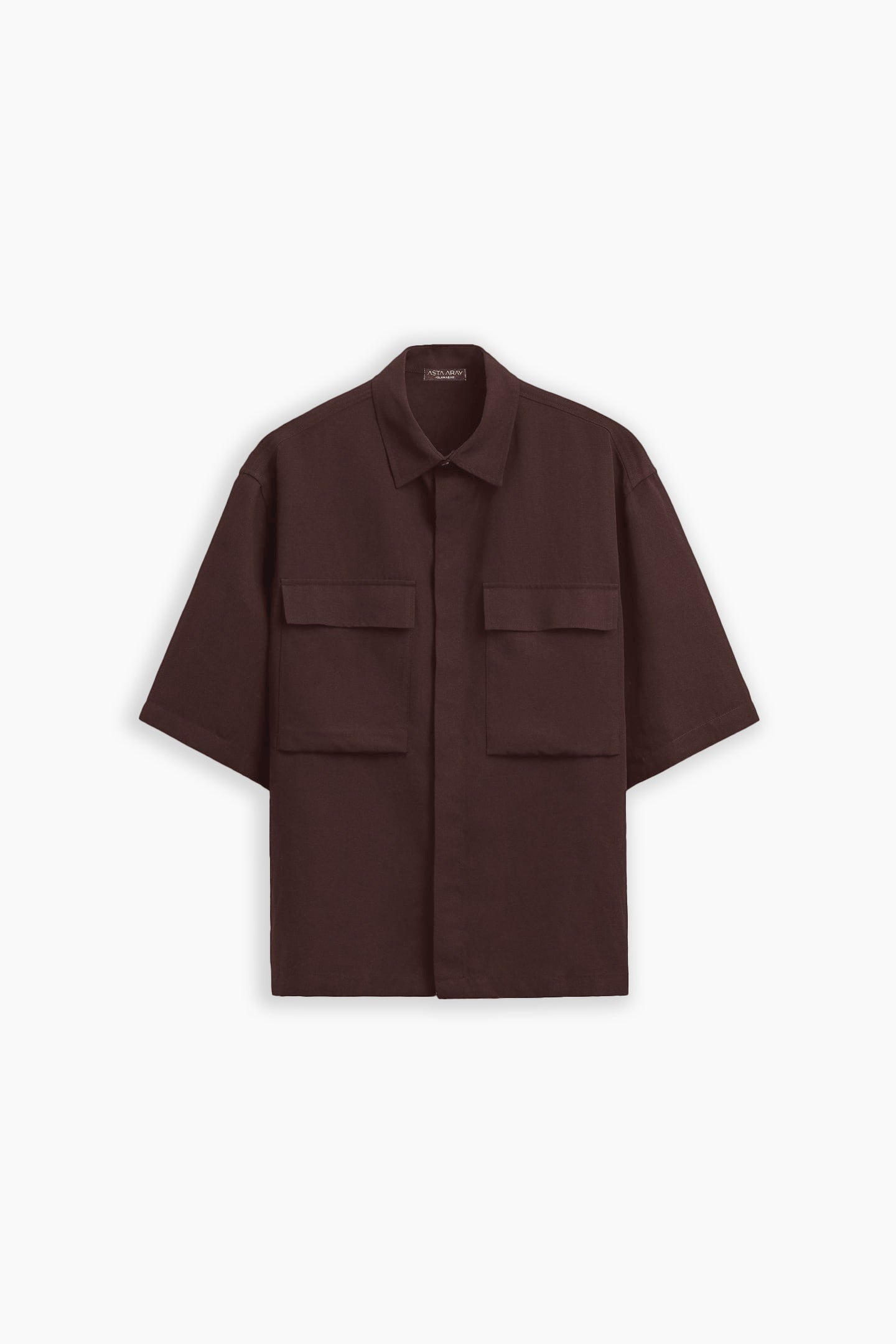 Brown Shirt With Pockets