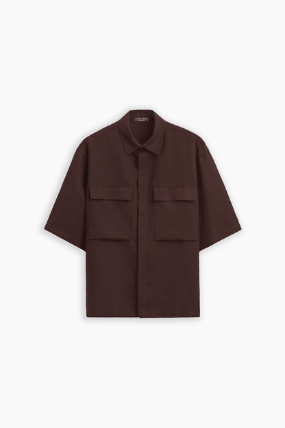 Brown Shirt With Pockets