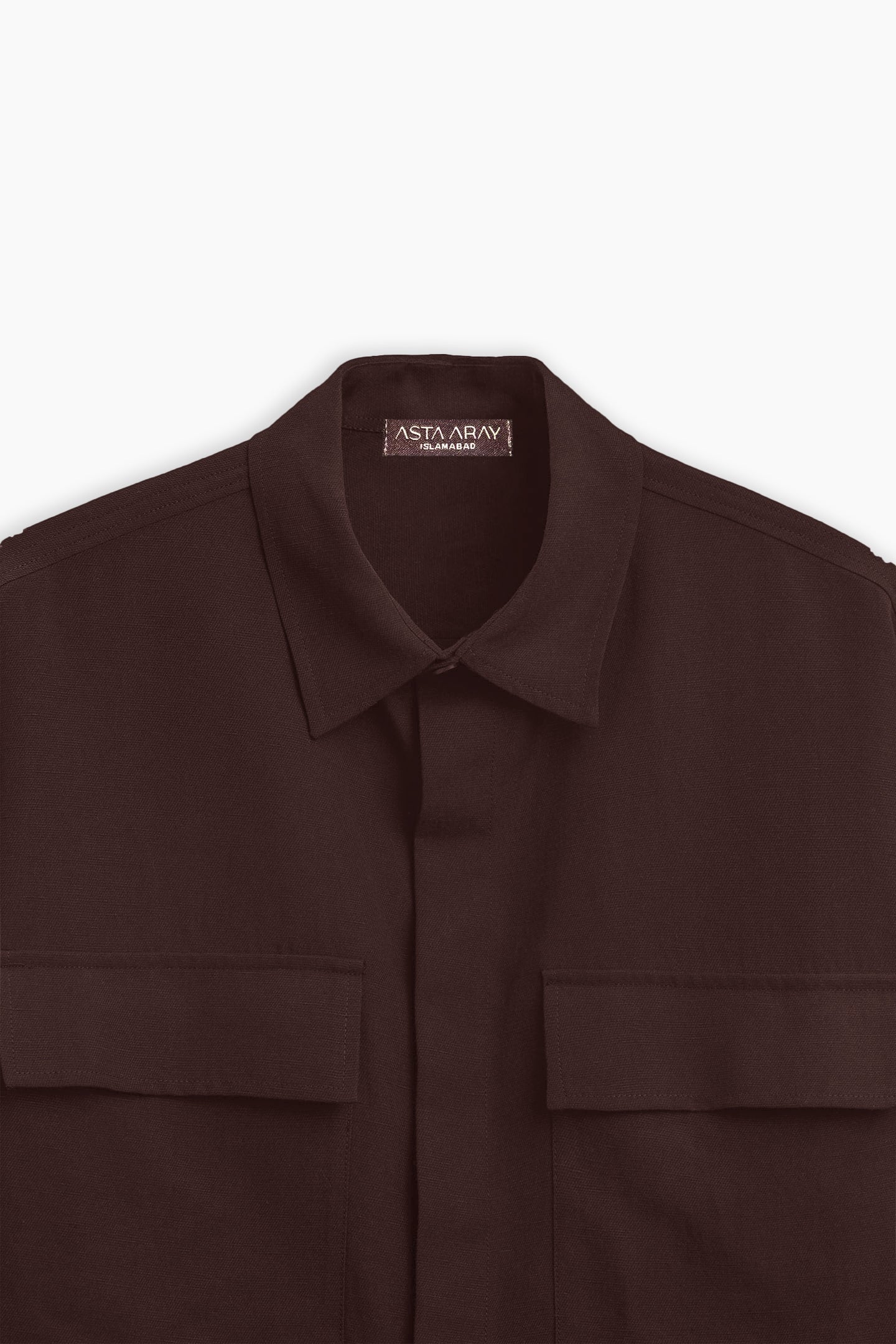Brown Shirt With Pockets
