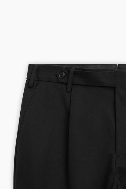 Belted Strap Straight Fit Trousers