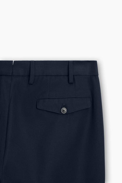 Belted Strap Straight Fit Trousers