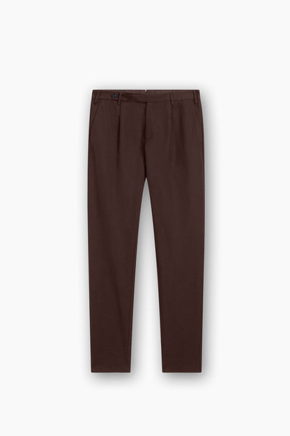 Belted Strap Straight Fit Trousers
