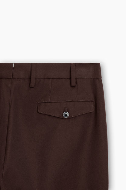 Belted Strap Straight Fit Trousers