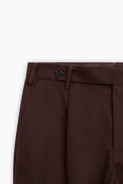 Belted Strap Straight Fit Trousers