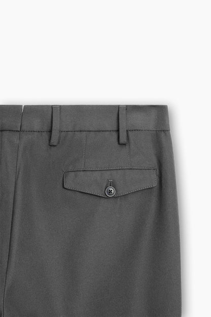 Belted Strap Straight Fit Trousers