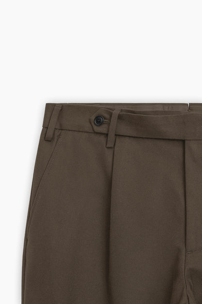 Belted Strap Straight Fit Trousers