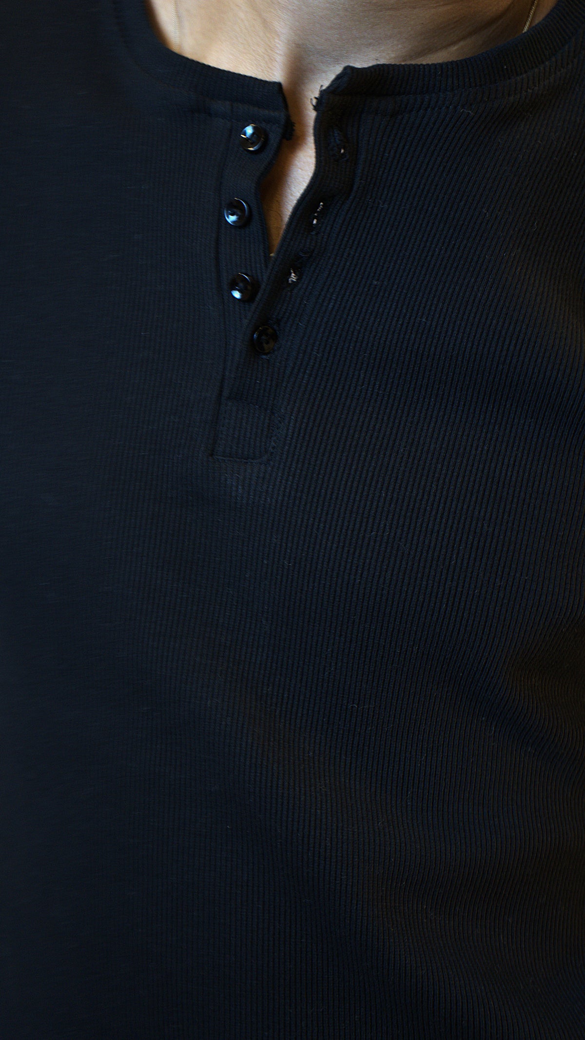 100% Cotton Classic Henley Shirt