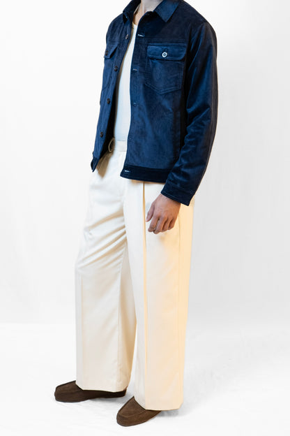 Navy Blue Corduroy Jacket