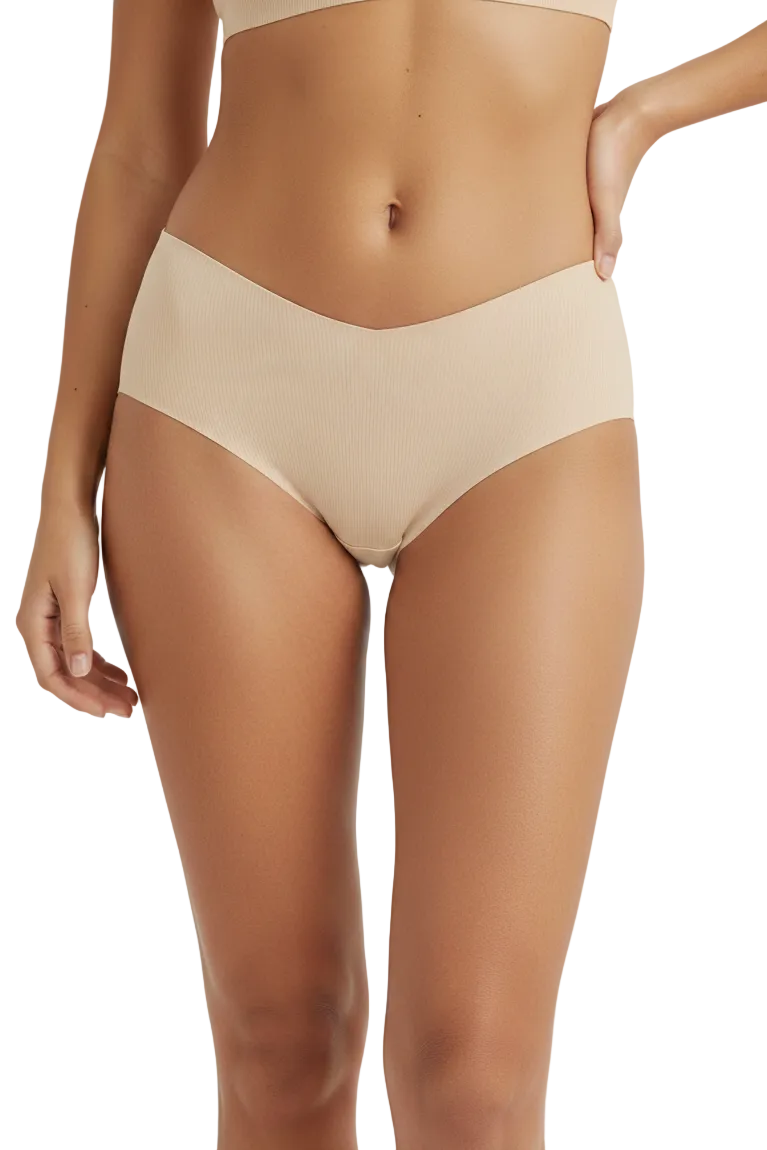 Beige Seamless Briefs