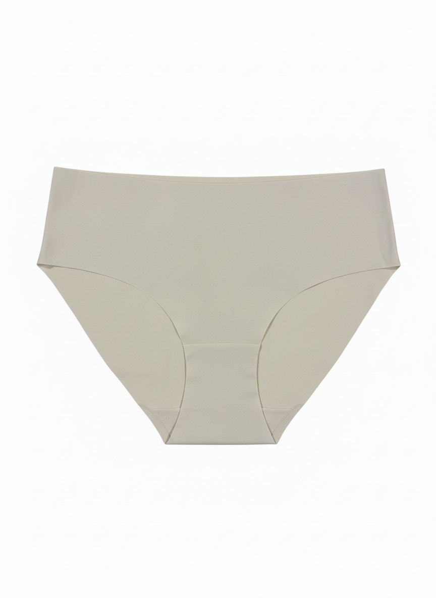 Beige Seamless Briefs