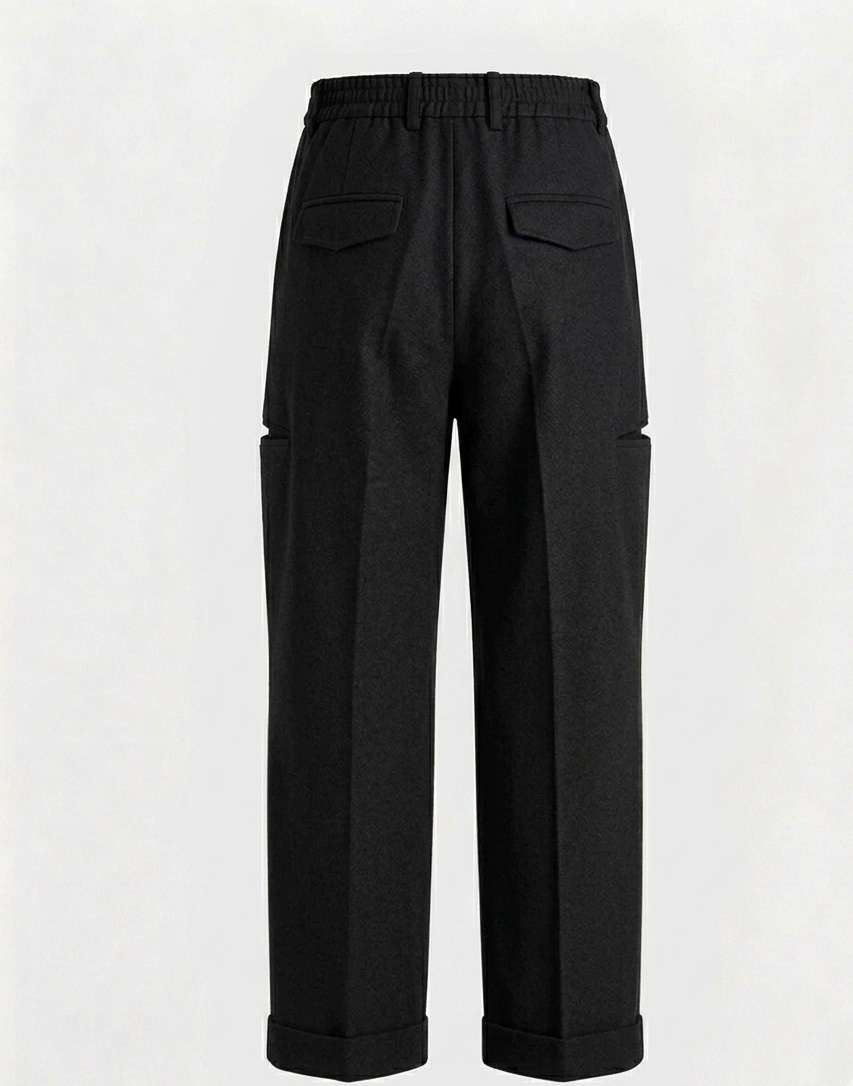 Hunter Green Relaxed Fit Trousers