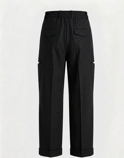 Hunter Green Relaxed Fit Trousers