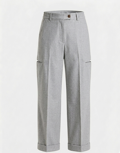 Hunter Green Relaxed Fit Trousers