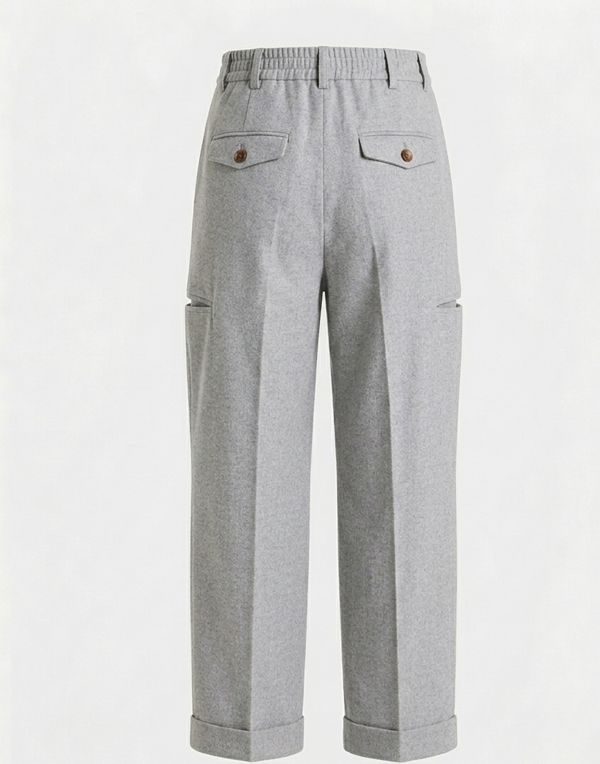 Hunter Green Relaxed Fit Trousers