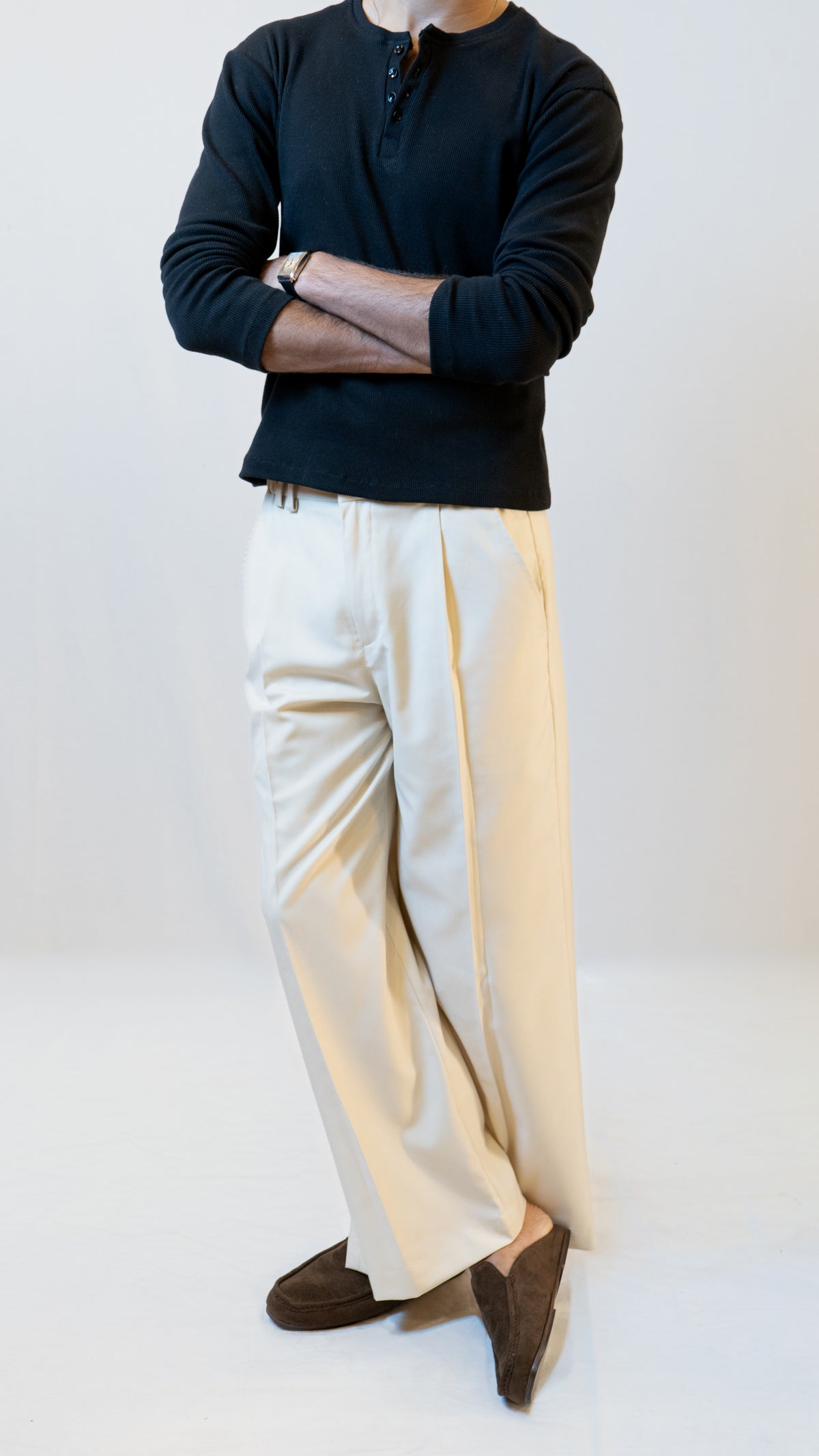 100% Cotton Classic Henley Shirt