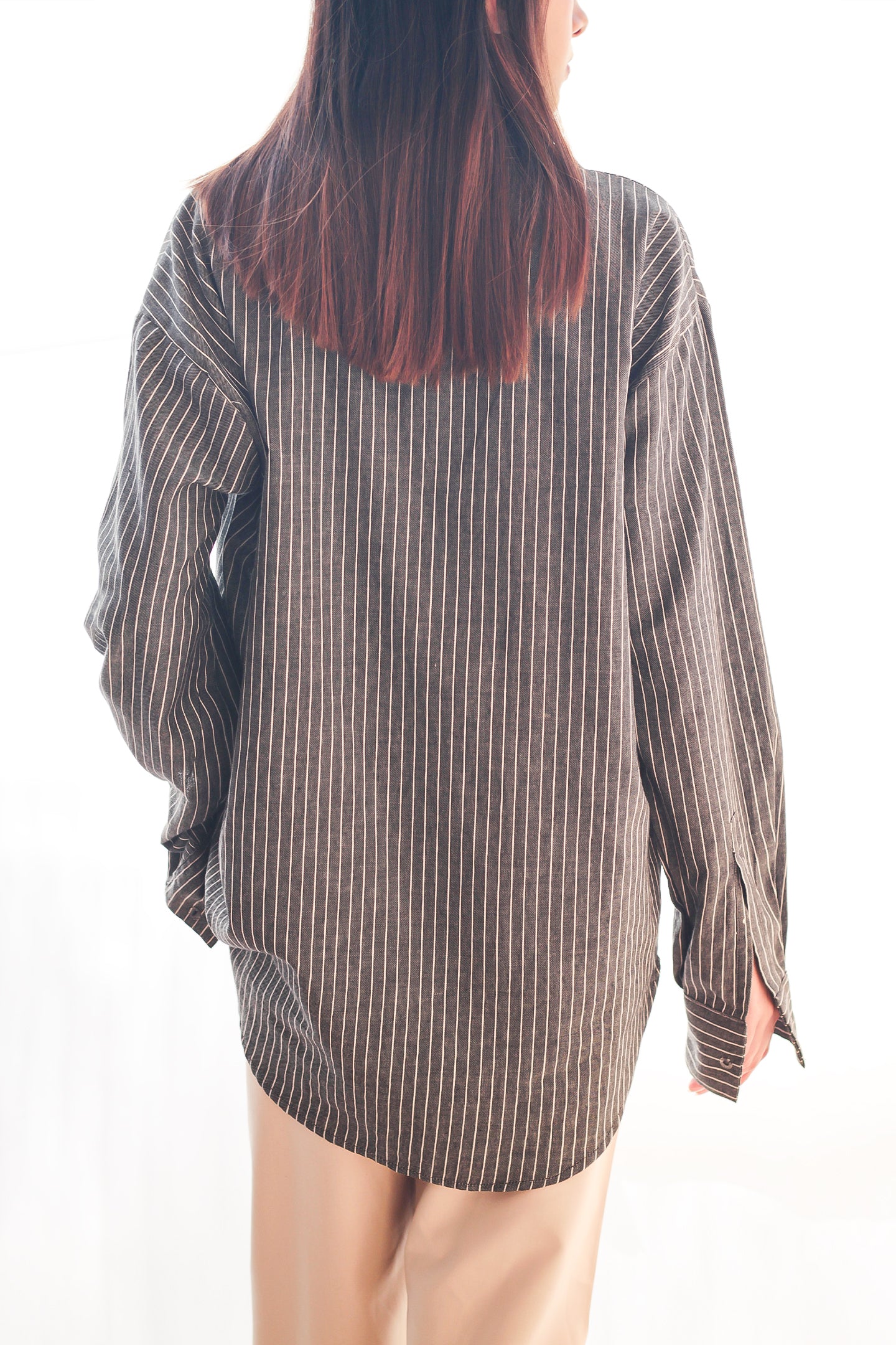 Loose Fit Striped Shirt