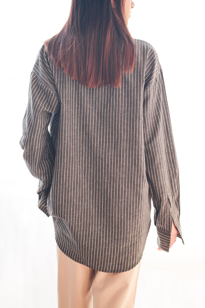 Loose Fit Striped Shirt