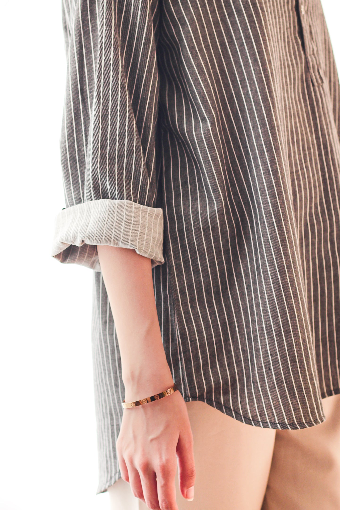 Loose Fit Striped Shirt