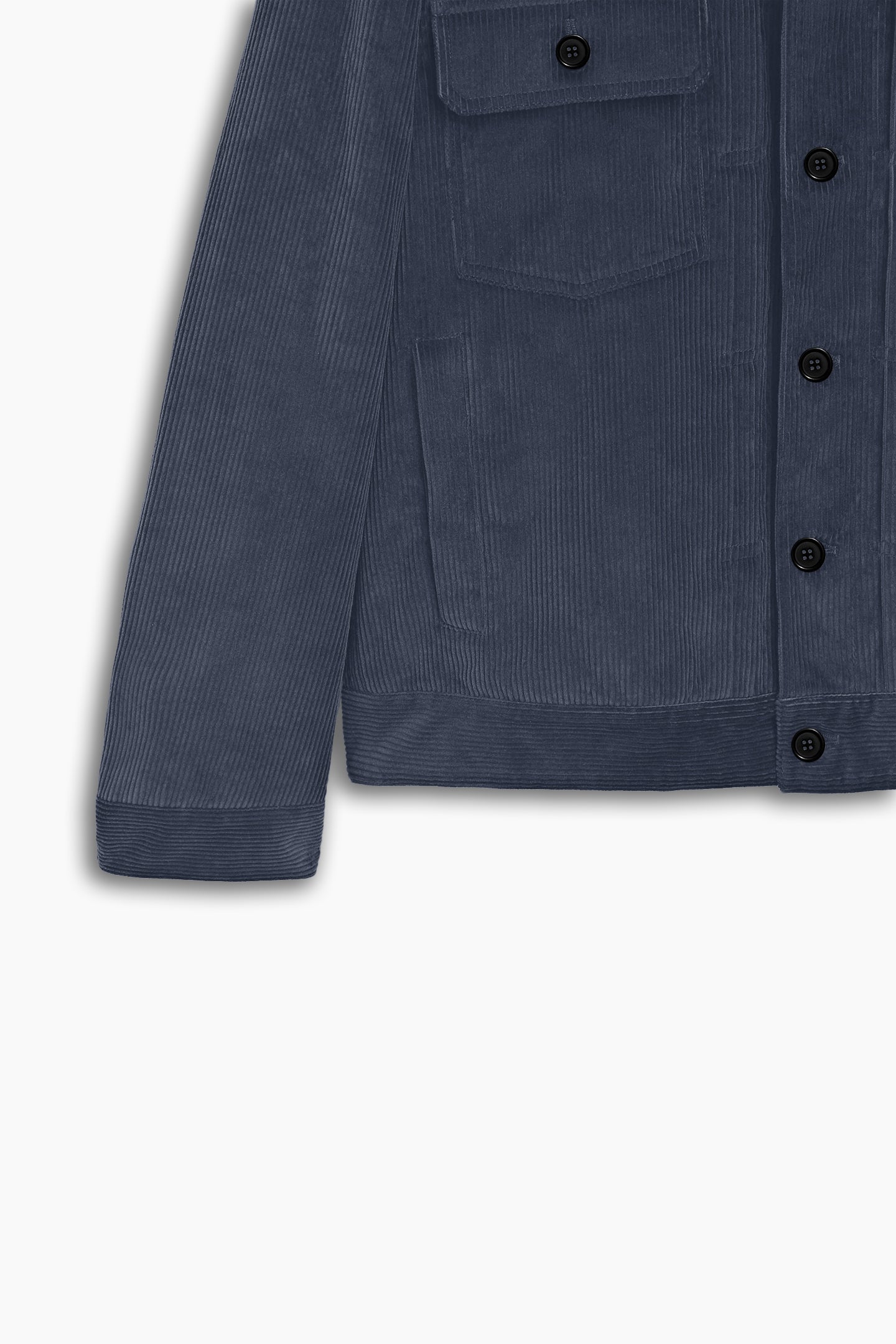 Navy Blue Corduroy Jacket