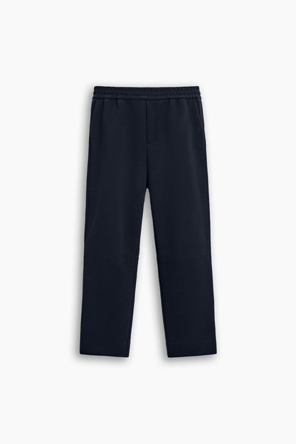 Navy Blue Jogger Waist Trousers
