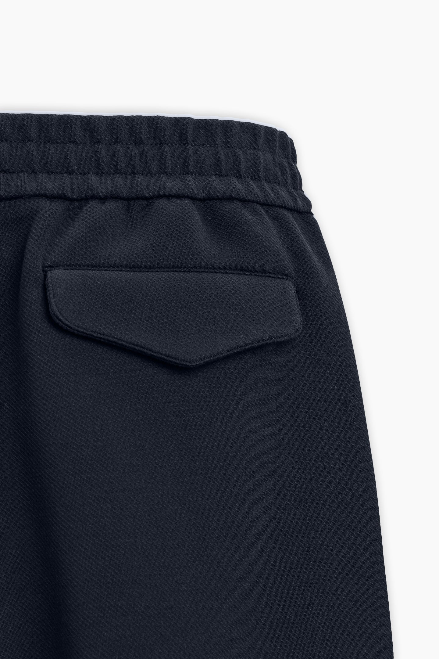 Navy Blue Jogger Waist Trousers
