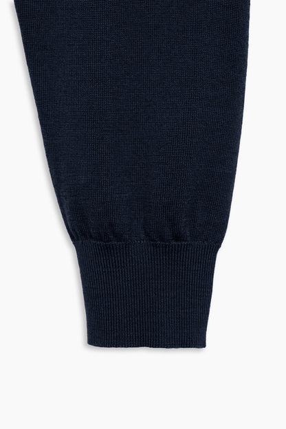 Navy Blue Quarter Zip Shirt