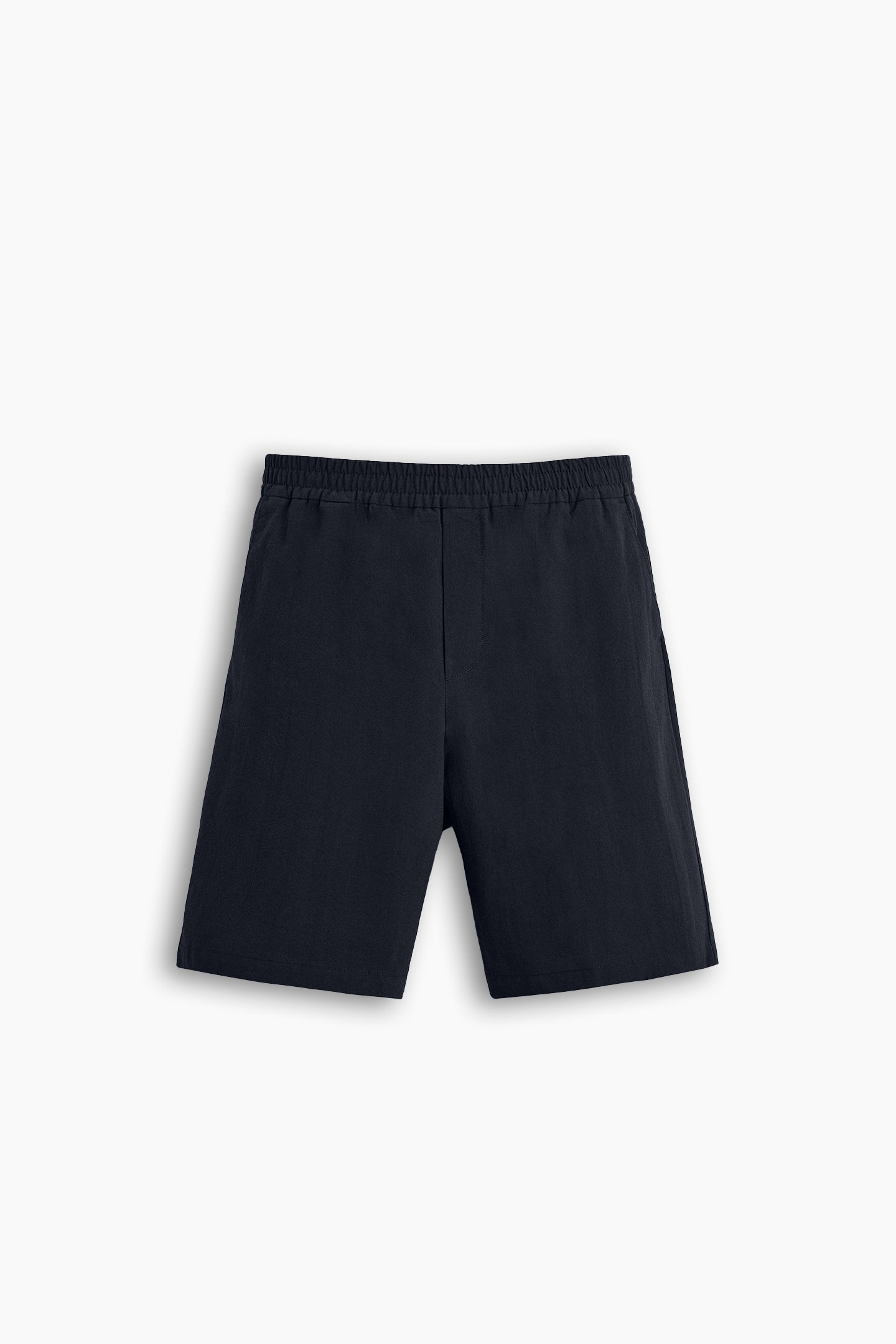 Navy Blue Relaxed Fit Shorts