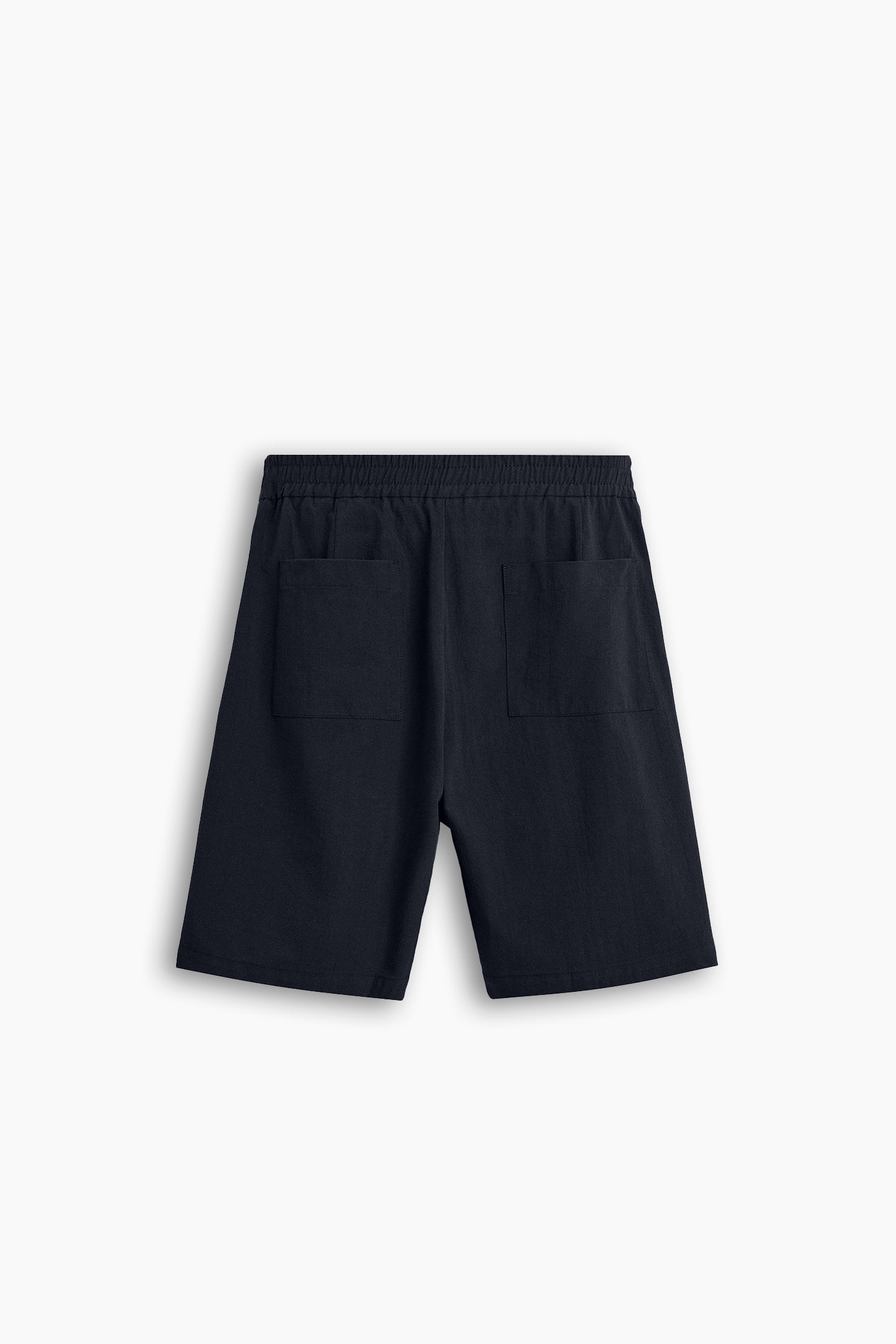 Navy Blue Relaxed Fit Shorts