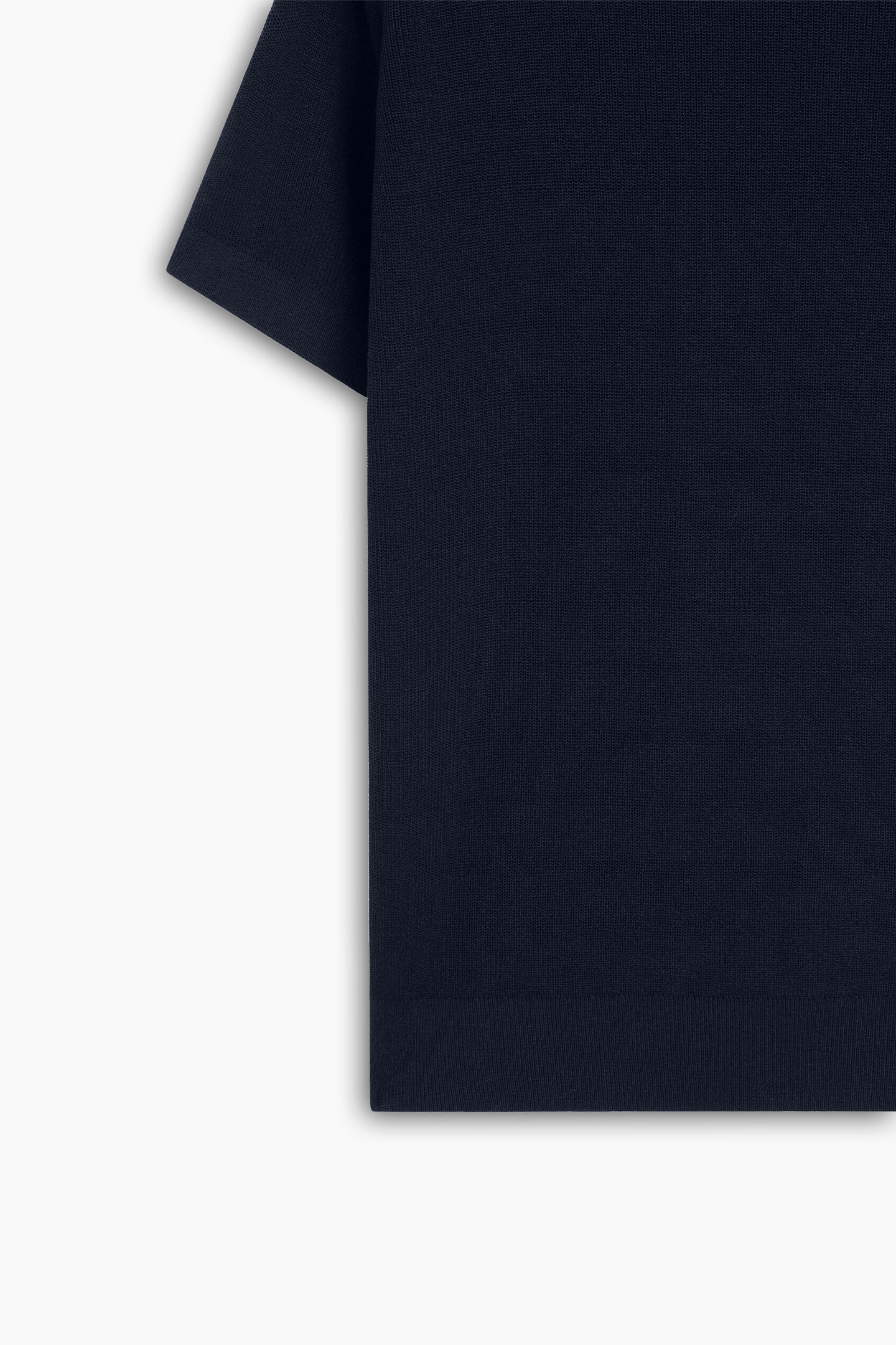 Navy Blue Textured T-Shirt