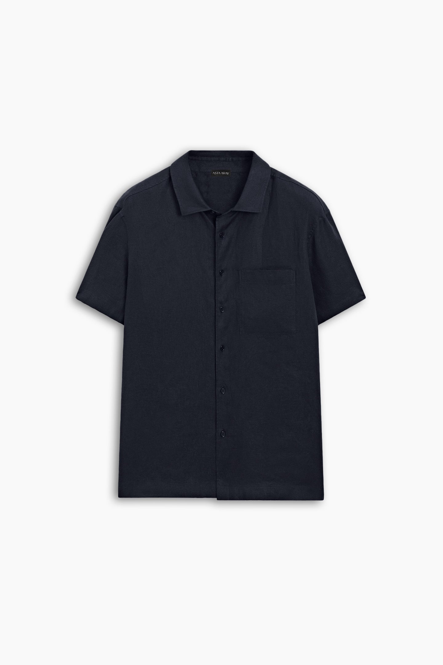 Navy Blue Short Sleeve Shirt
